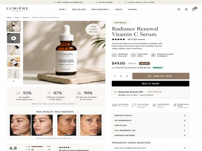 Conversion Optimized Product Page cover preview